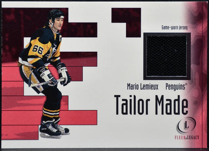 2001-02 Fleer Legacy Tailor Made Jersey Mario Lemieux Penguins Jersey 9478