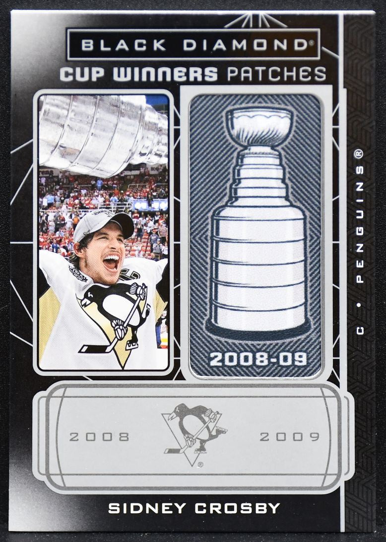 2021-22 UD Black Diamond Cup Winners Patches Crosby CW-SC Penguins Patch 4234