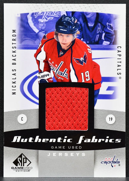 2010-11 SP Game Used Authentic Fabrics Nicklas Backstrom Capitals Jersey 2905