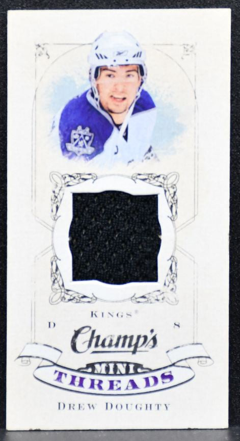 2008-09 Upper Deck Champ's Mini Threads Drew Doughty CT-DD Kings Jersey 3548