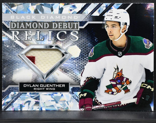 2022-23 UD Black Diamond Debut Relics Dylan Guenther DD-DG Jersey 6461