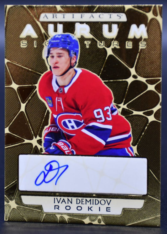 2025-26 UD Artifacts Ivan Demidov AS-ID Montreal Canadiens RC Auto 16/25