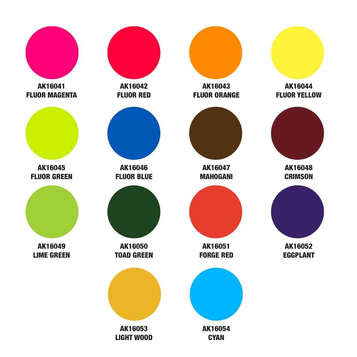 AK Interactive The Inks Special Box Full Range (28 Colors X 30 ml)