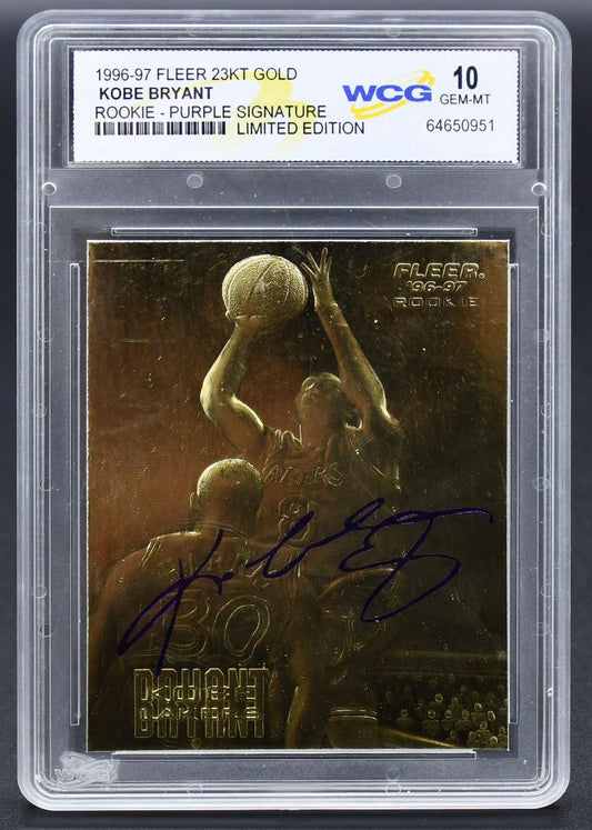 1996-97 Fleer 23KT Gold Kobe Bryan L.A. Lakers
