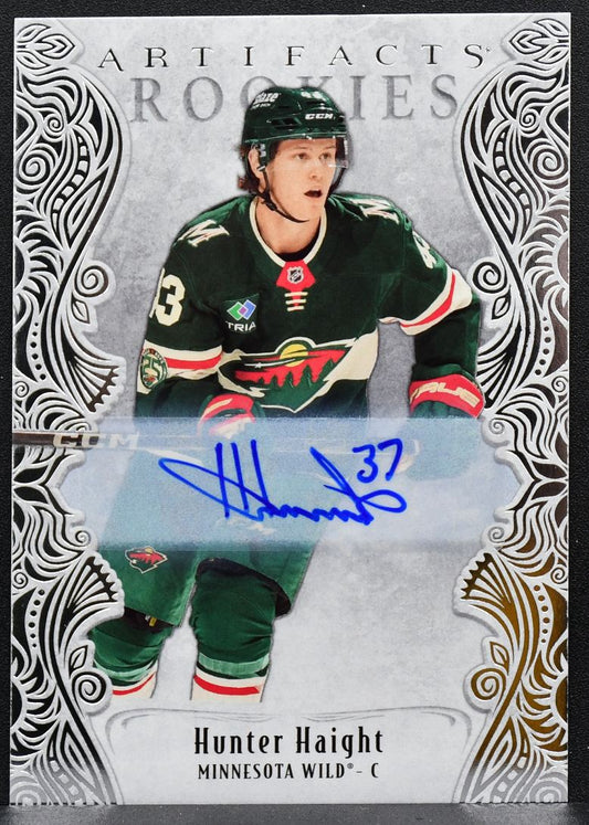 2025-26 Upper Deck Artifacts Rookies Auto Redemptions Hunter Haight RC Auto 6483