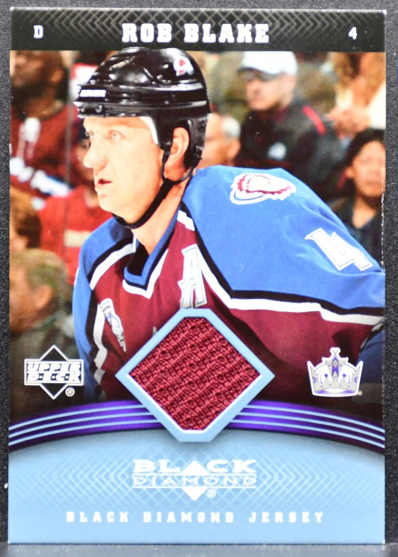 2006-07 Upper Deck Black Diamond Jerseys Rob Blake Los Angeles Kings Jersey 4347