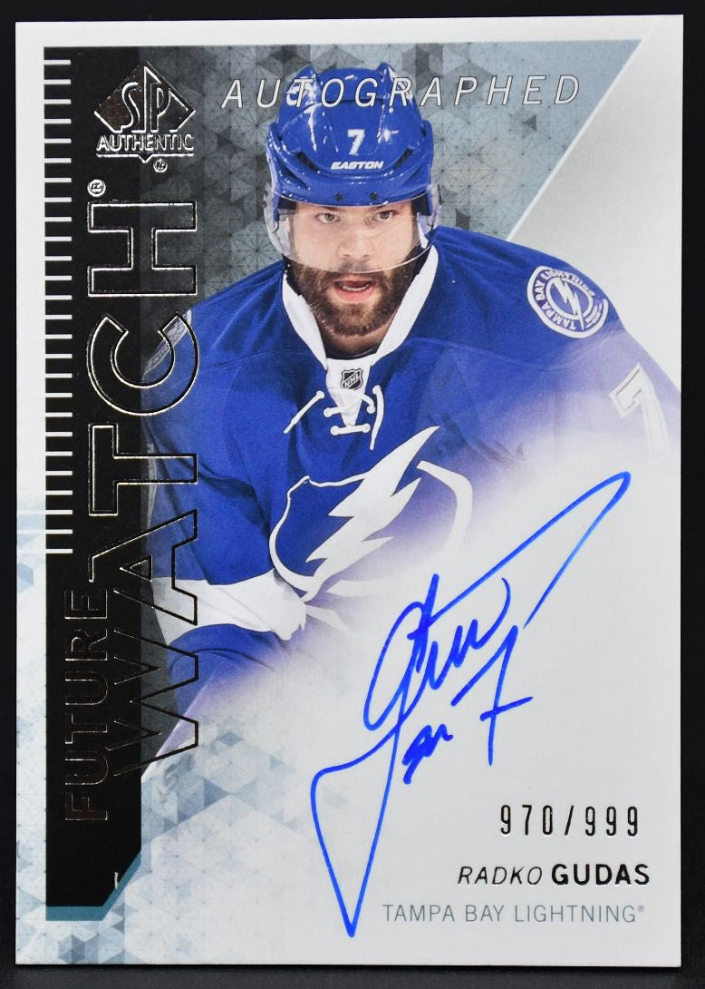2013-14 SP Authentic Future Watch Auto Radko Gudas 275 RC Auto 970/999