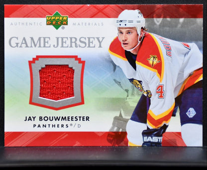2007-08 Upper Deck Series 1 Game Jersey Jay Bouwmeester Panthers Jersey 7269