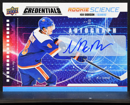 2019-20 UD Credentials Rookie Science Autograph Noah Dobson RC Auto 2812