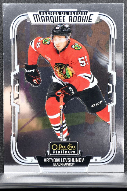 2025-26 O-Pee-Chee Platinum Marquee Rookie Artyom Levshunov Blackhawks RC 3741