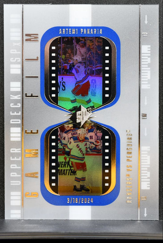 2025-26 SPx Game Film Artemi Panarin GF-15 New York Rangers 0429