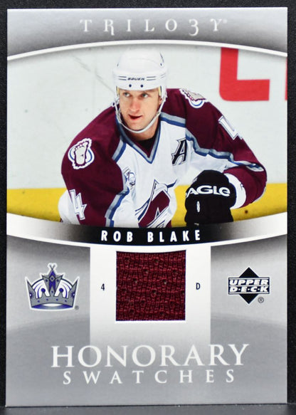 2006-07 Upper Deck Trilogy Honorary Swatches Rob Blake HS-RB Kings Jersey 7447