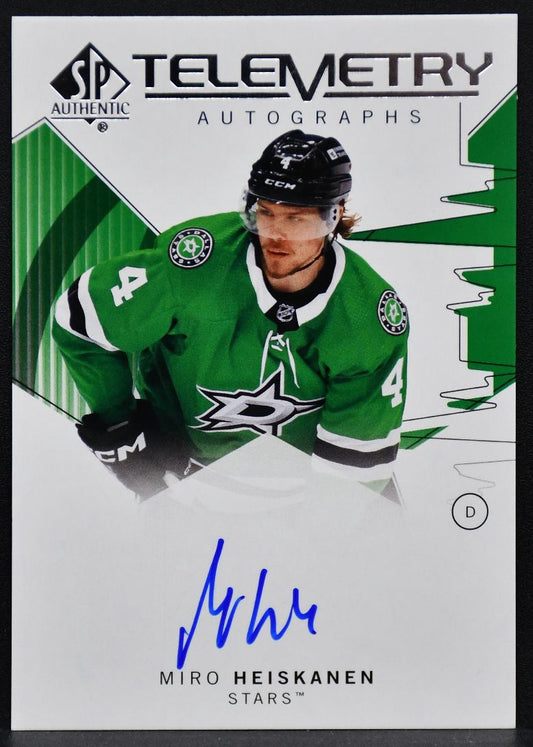 2024-25 SP Authentic Telemetry Autographs Miro Heiskanen T-MH Dallas Stars Auto 5907