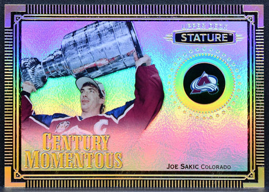 2019-20 Upper Deck Stature Century Momentous Joe Sakic CM-7 Avalanche 5954
