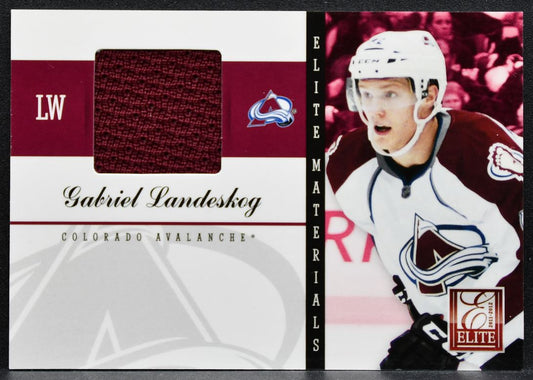 2011-12 Panini Elite Materials Gabriel Landeskog 33 Avalanche Jersey 2754