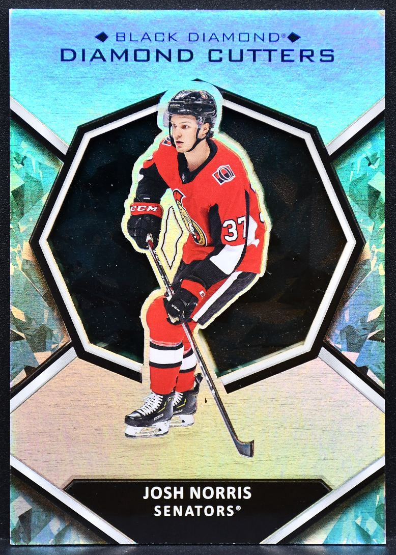 2020-21 Upper Deck Black Diamond Cutters Josh Norris DC-JN Ottawa Senators 6719