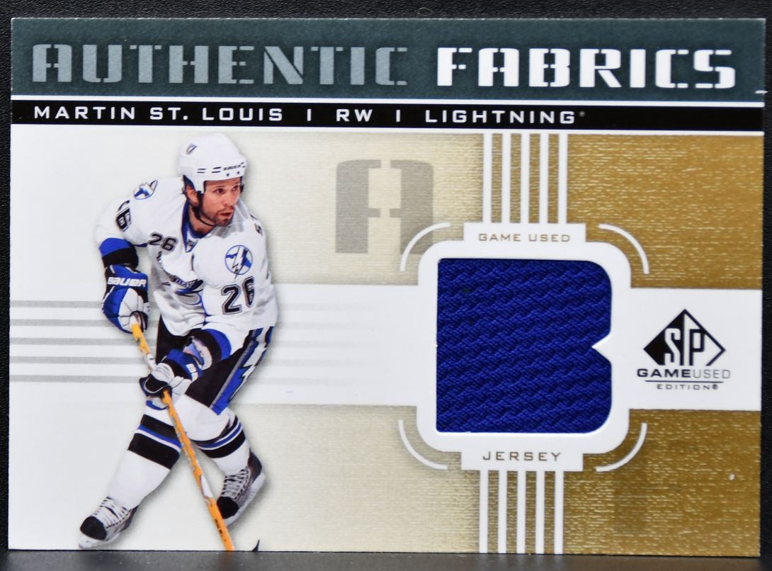 2011-12 SP Game Used Authentic Fabrics St. Louis Lightning Jersey 0864