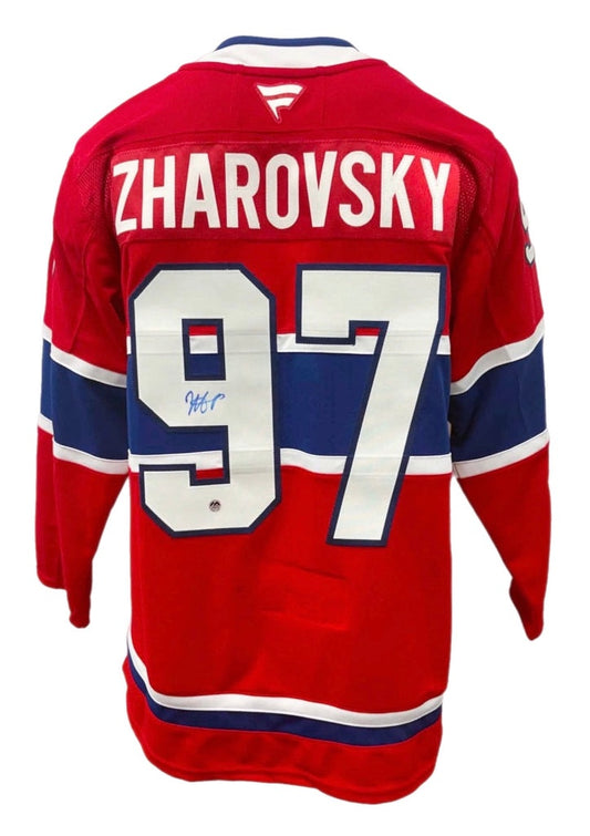 Alexander Zharovsky Autographed Fanatics Premium Jersey