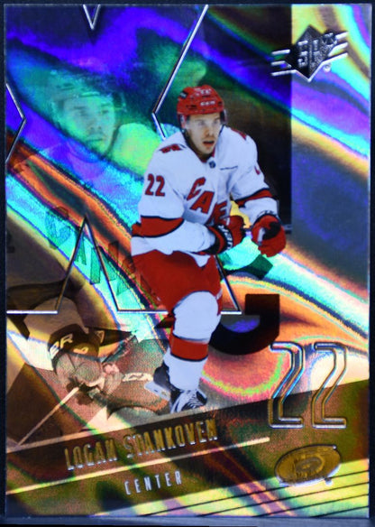 2025-26 SPx Silver Logan Stankoven 20 Carolina Hurricanes 8585