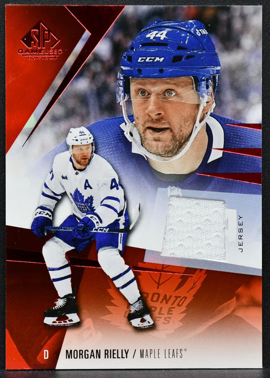 2023-24 SP Game Used Red Jersey Morgan Rielly 12 Toronto Maple Leafs Jersey 7451