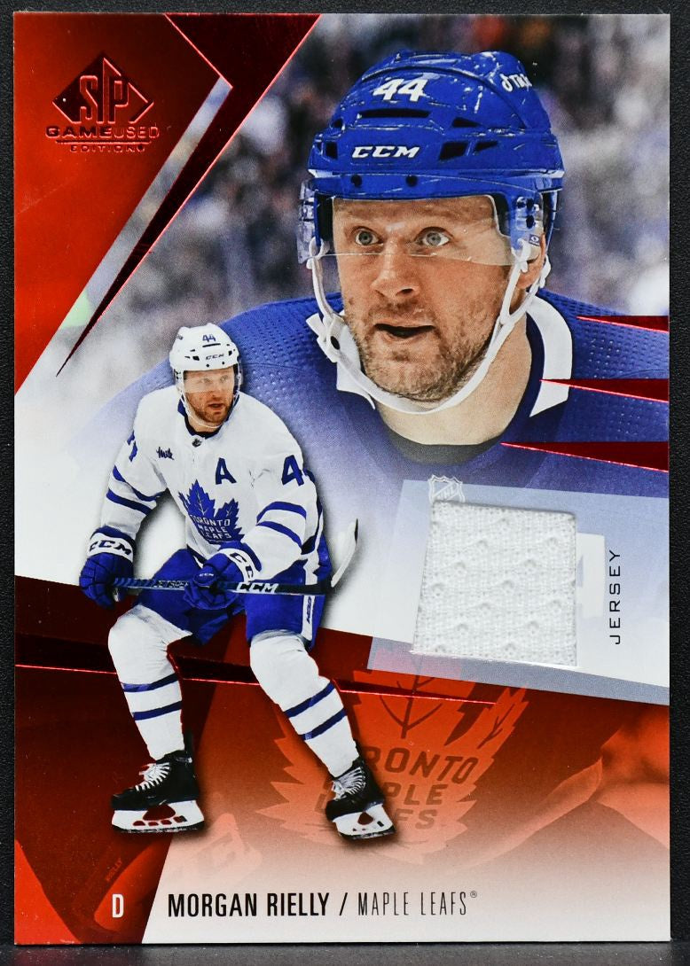2023-24 SP Game Used Red Jersey Morgan Rielly 12 Toronto Maple Leafs Jersey 7451