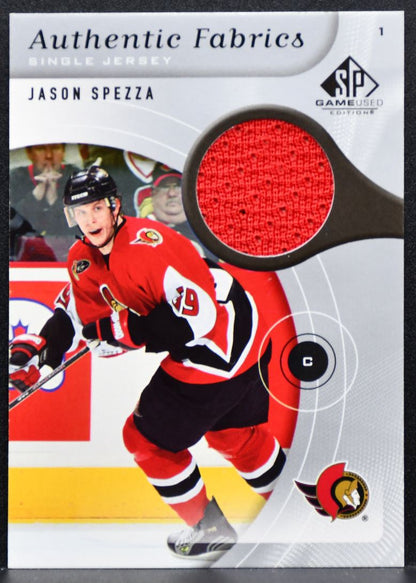 2006-07 SP Game Used Authentic Fabrics Jason Spezza Ottawa Senators Jersey 7546