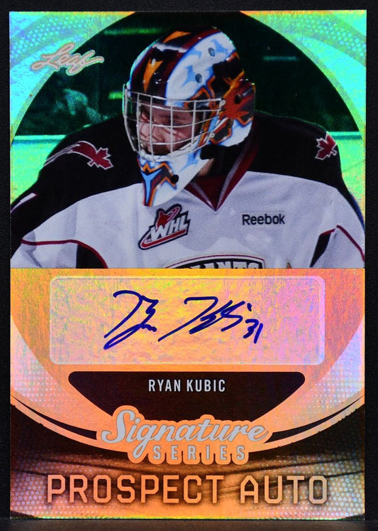 2015-16 Leaf Signature Series Prospect Auto Ryan Kubic SP-RK1 Auto