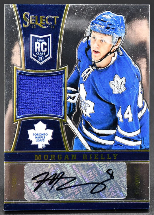 Maillot de recrue Panini Select 2013-14, signature Rielly 308 RC Auto 149/199