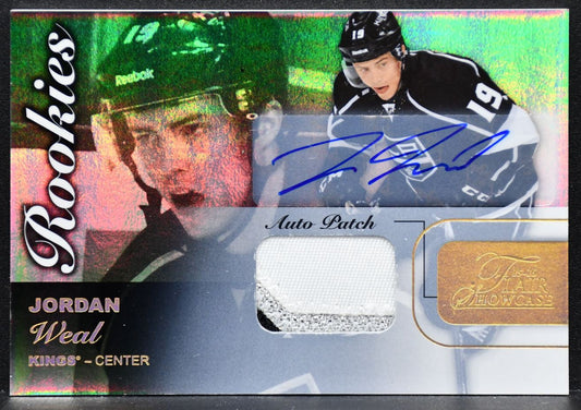 2015-16 Fleer Showcase Rookies Auto Patch Jordan Weal 49  RC Auto Patch