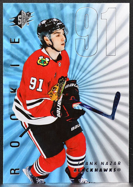 2024-25 SPx Rookie Frank Nazar 140 Chicago Blackhawks RC 8570