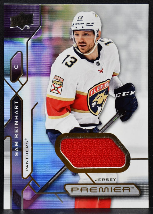 2021-22 Upper Deck Premier Jersey Sam Reinhart 79 Florida Panthers Jersey 4190