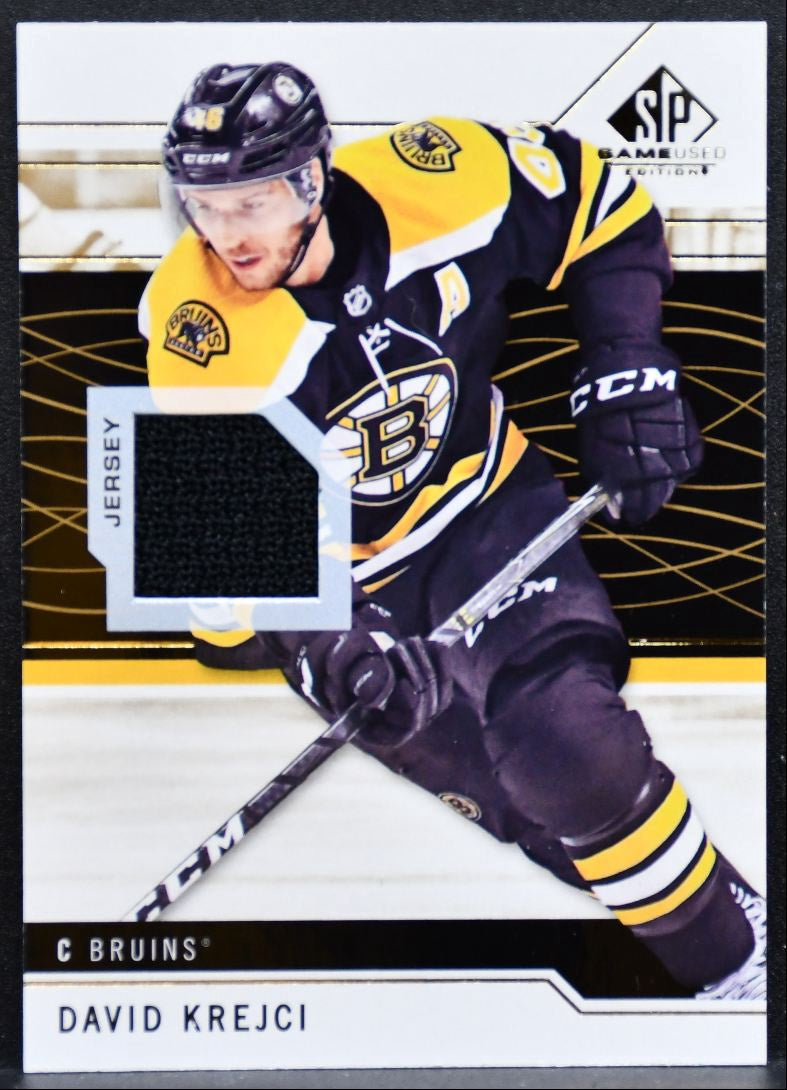2018-19 SP Game Used Jersey David Krejci 76 Boston Bruins Jersey 3025