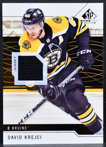 2018-19 SP Game Used Jersey David Krejci 76 Boston Bruins Jersey 3025