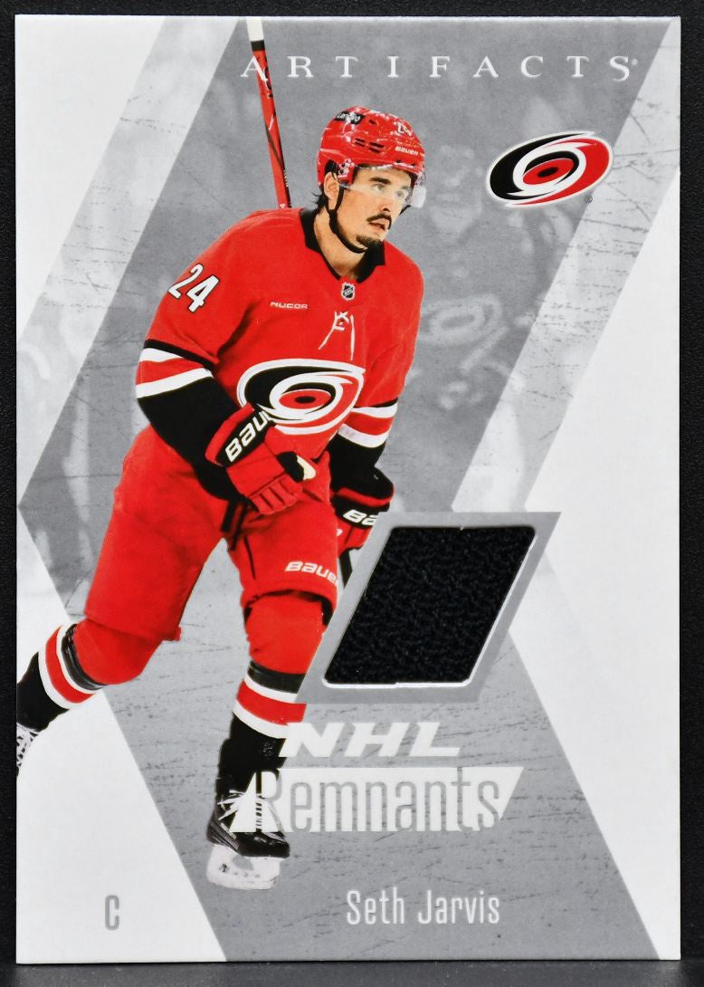 2025-26 UD Artifacts Seth Jarvis NR-27 Carolina Hurricanes Jersey