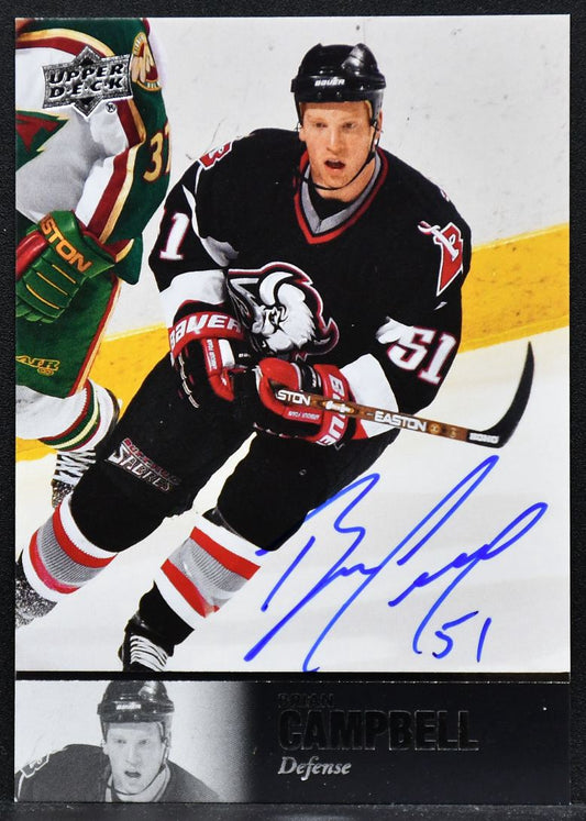 2020-21 SP Edition Legends Ultimate The Alumni Signatures Brian Campbell