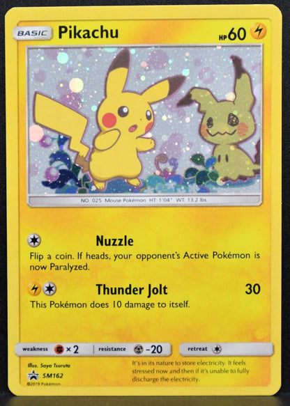 Pokémon Pikachu Sun & Moon: Promos SM162 MP Holofoil English