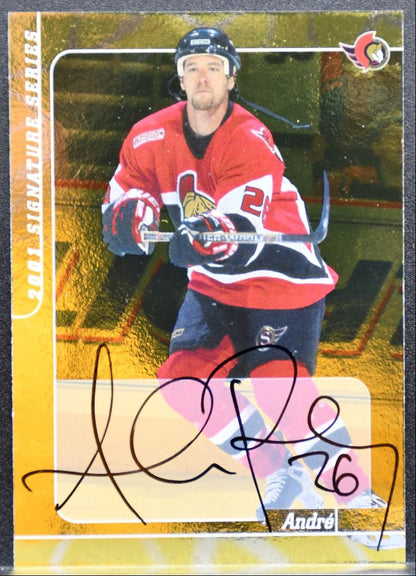 2000-01 In The Game Signature Series Auto Gold Andre Roy Auto 2745