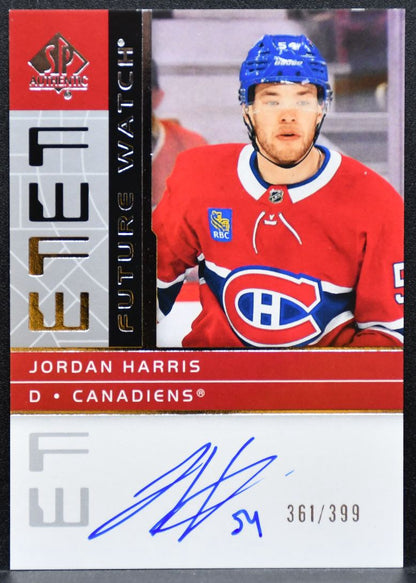 2022-23 SP Authentic 2002-03 Retro Future Watch Auto Harris RC Auto 361/399 6686