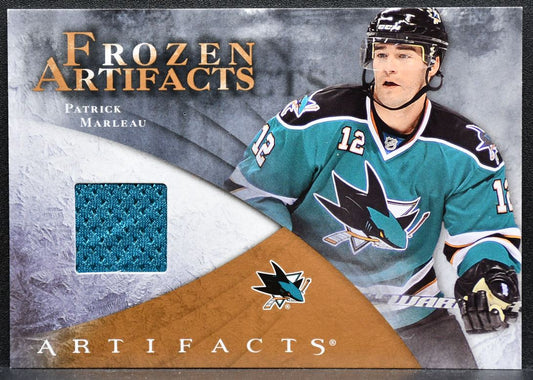 2010-11 UD Artifacts Frozen Retail Patrick Marleau FAR-MA Sharks Jersey 1649