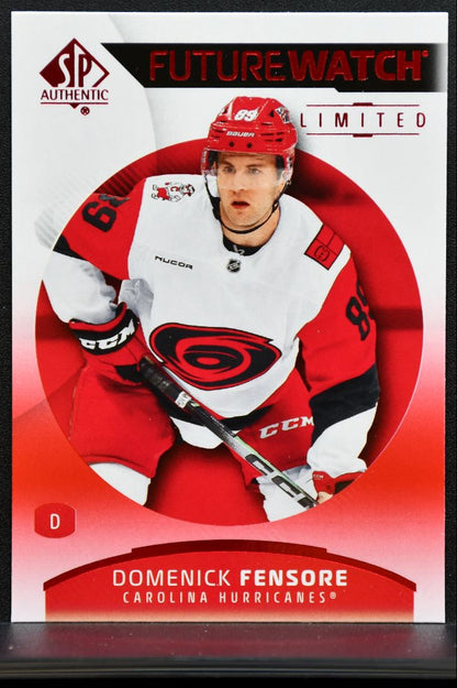 2025-26 SP Authentic Future Watch Limited Red Domenick Fensore RC 3475