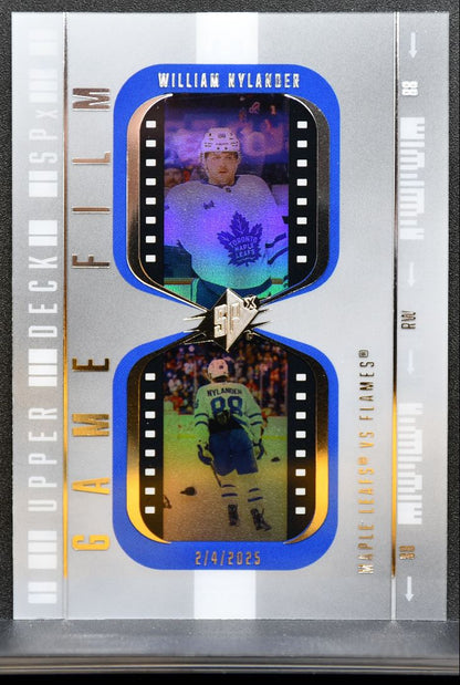 2025-26 SPx Game Film William Nylander GF-8 Toronto Maple Leafs 0450