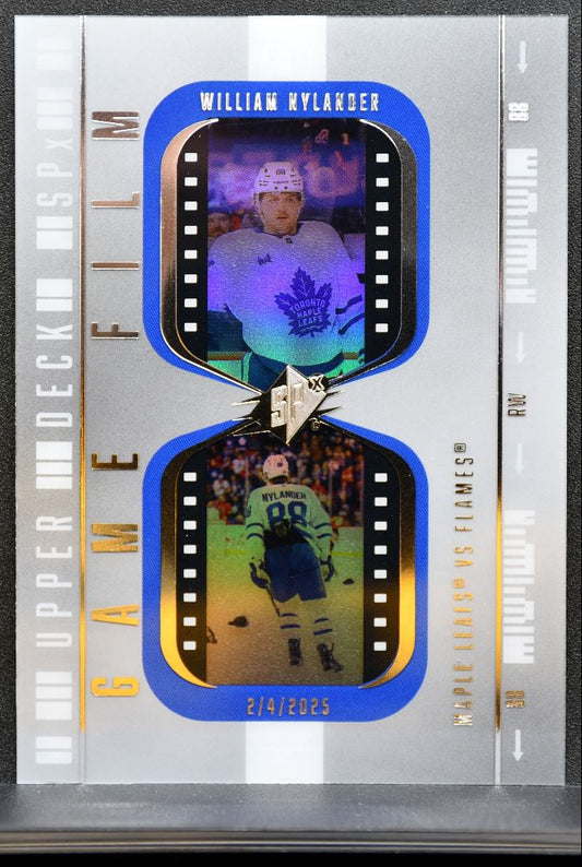 2025-26 SPx Game Film William Nylander GF-8 Toronto Maple Leafs 0450