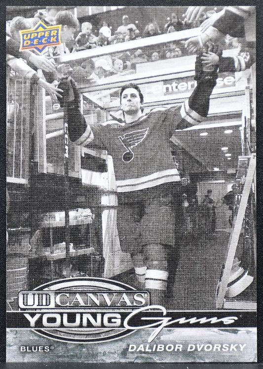 2025-26 Upper Deck Series 1 UD Canvas Young Guns Black Dalibor Dvorsky RC 8791
