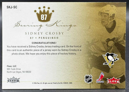 Maillots Ultra Scoring Kings 2005-06, maillot de Sidney Crosby des Penguins de Pittsburgh n° 2