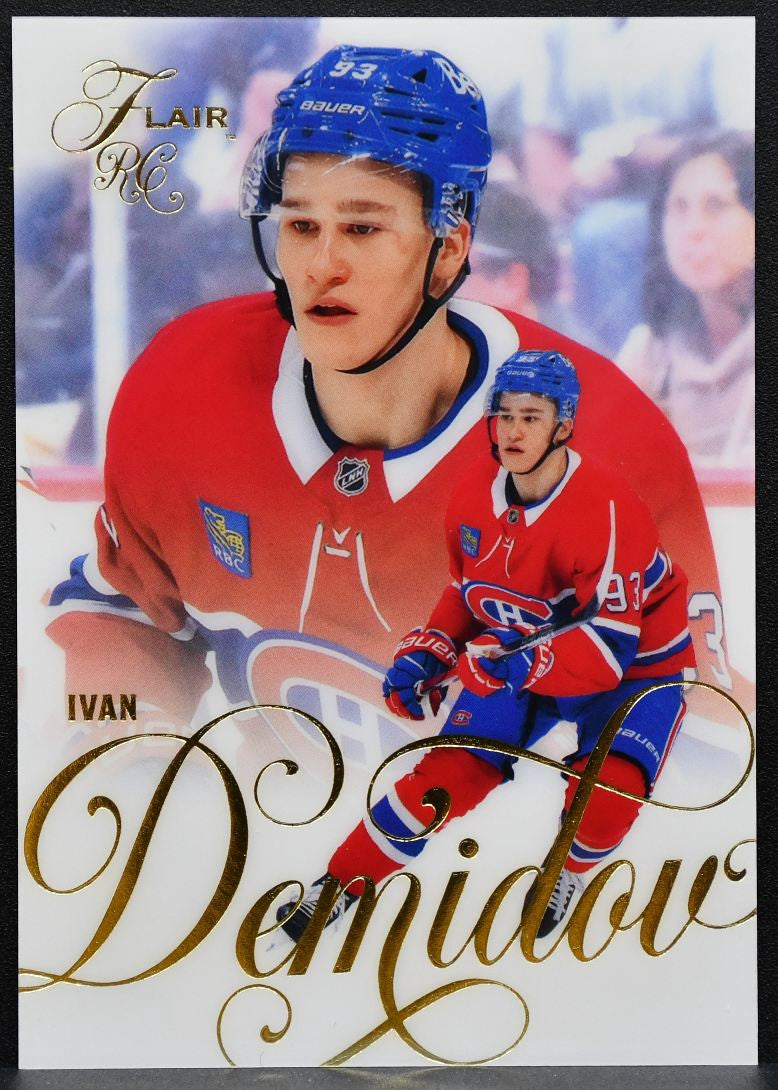2025-26 Flair Rookie Ivan Demidov 190 Montreal Canadiens RC 0412