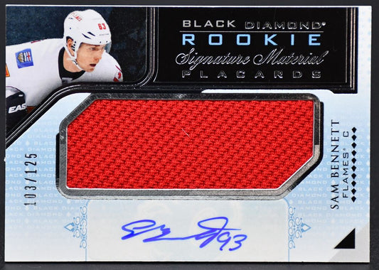 2015-16 UD Black Diamond Rookie Signature Placards Bennett RC 103/125 Jersey