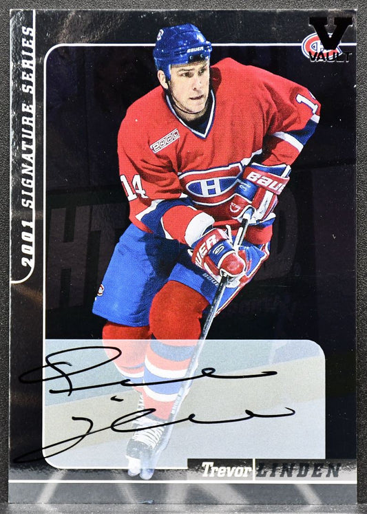 2000-01 Be a Player Signature Series Vault Autographs Linden 127 Auto 2743