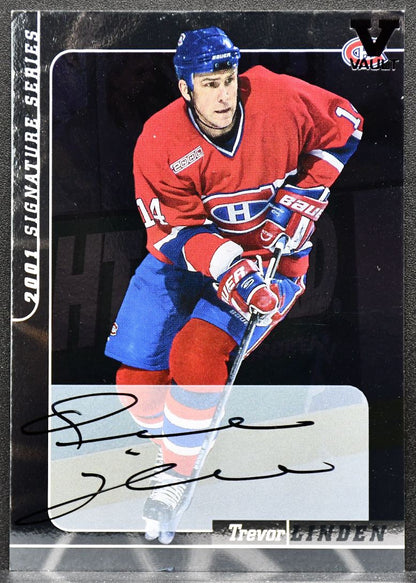 2000-01 Be a Player Signature Series Vault Autographs Linden 127 Auto 2743