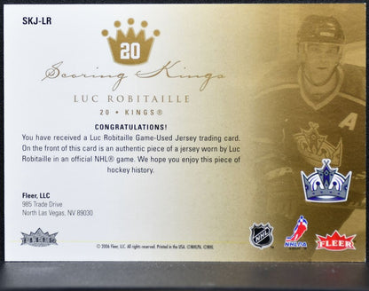 2005-06 Fleer Ultra Scoring Kings Jerseys Luc Robitaille SKJ-LR Jersey 1779