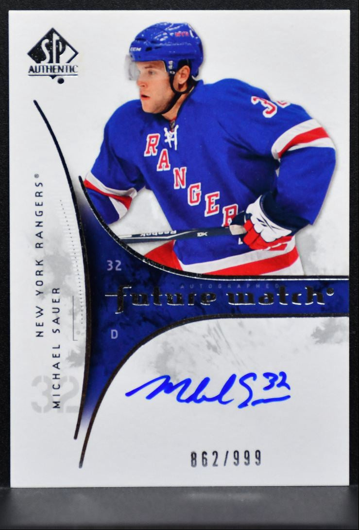 2009-10 SP Authentic Future Watch Auto Michael Sauer RC Auto 862/999 0024